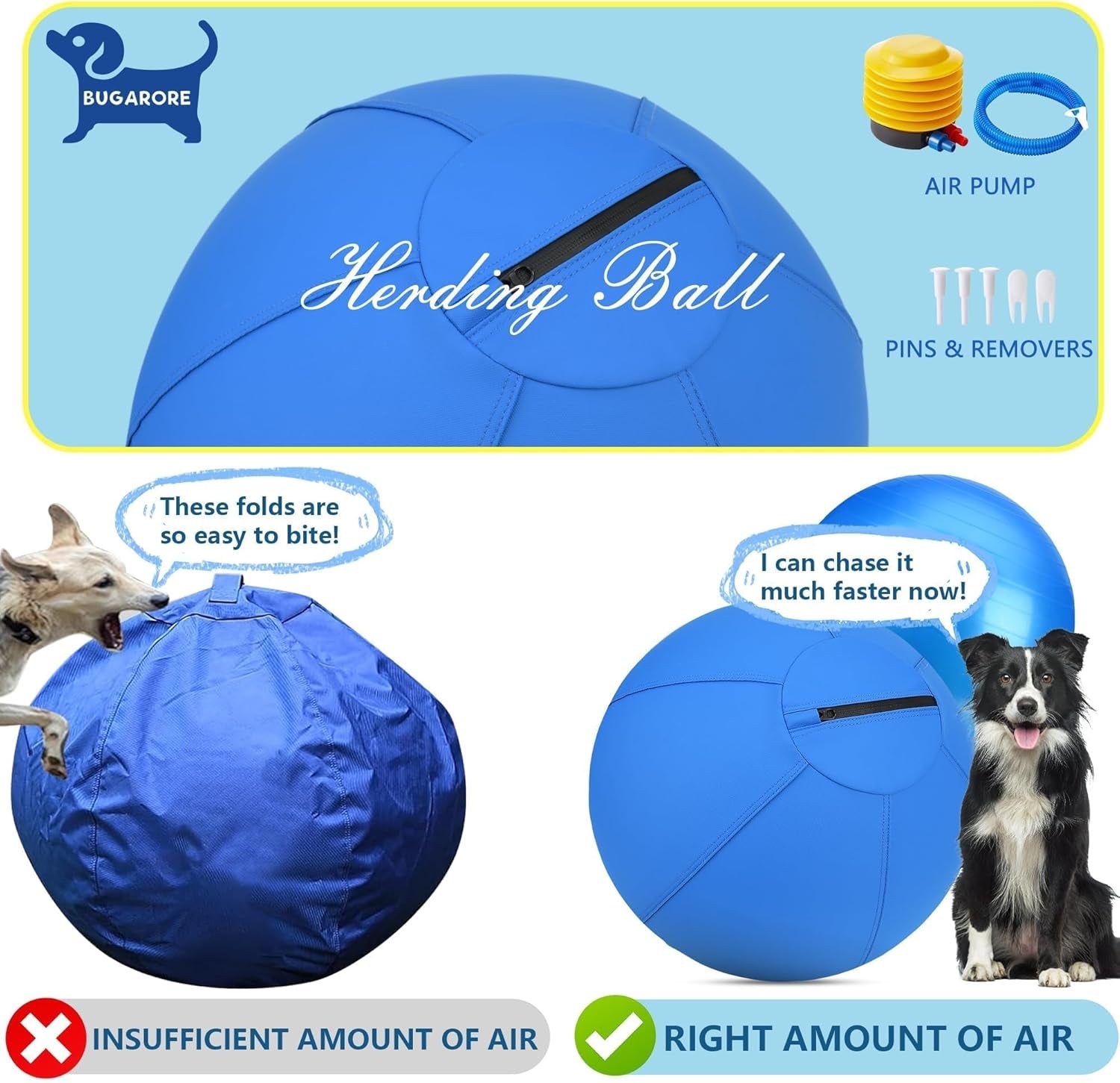 18" Herding Ball for Dogs & Horses – Durable, Bite - Resistant Training Toy for Active Breeds - Paw Fit Gears